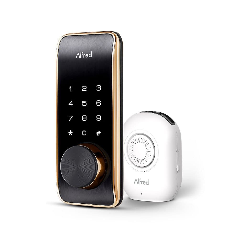 Alfred DB2W-B-GL Smart Deadbolt with Wi-Fi