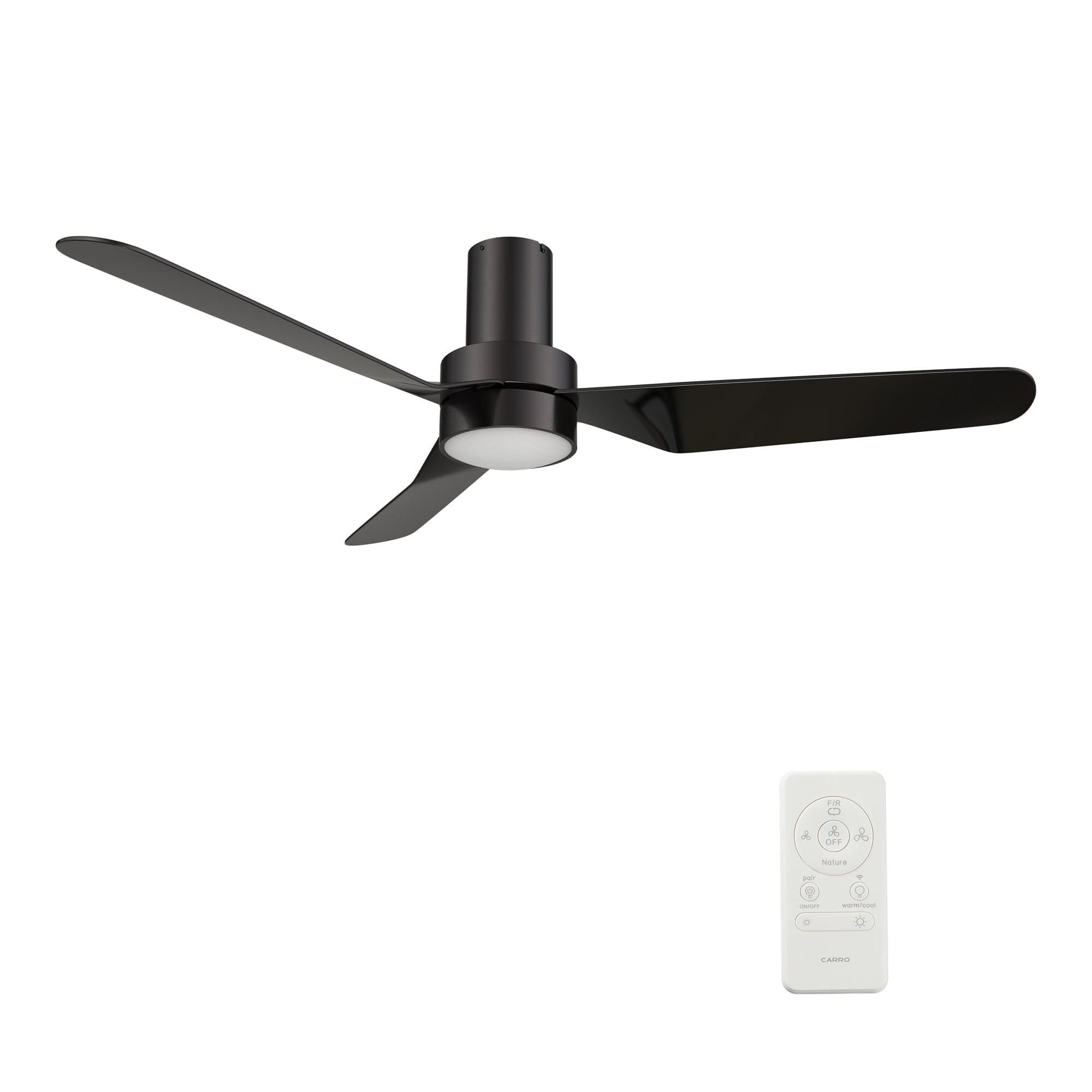 Carro Madrid 52 inch 3-Blade Flush Mount Smart Ceiling Fan