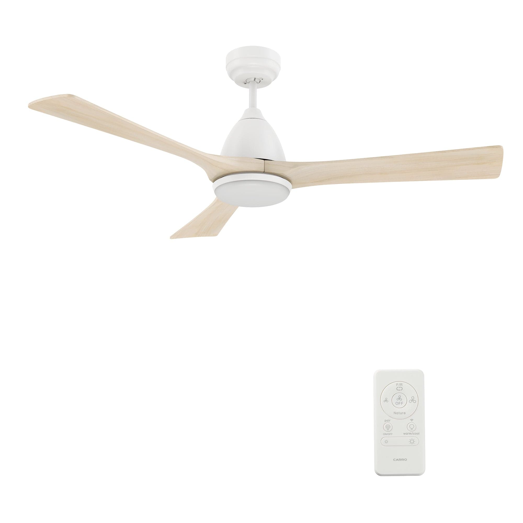 Carro Nicolet 52 inch 3-Blade Smart Ceiling Fan