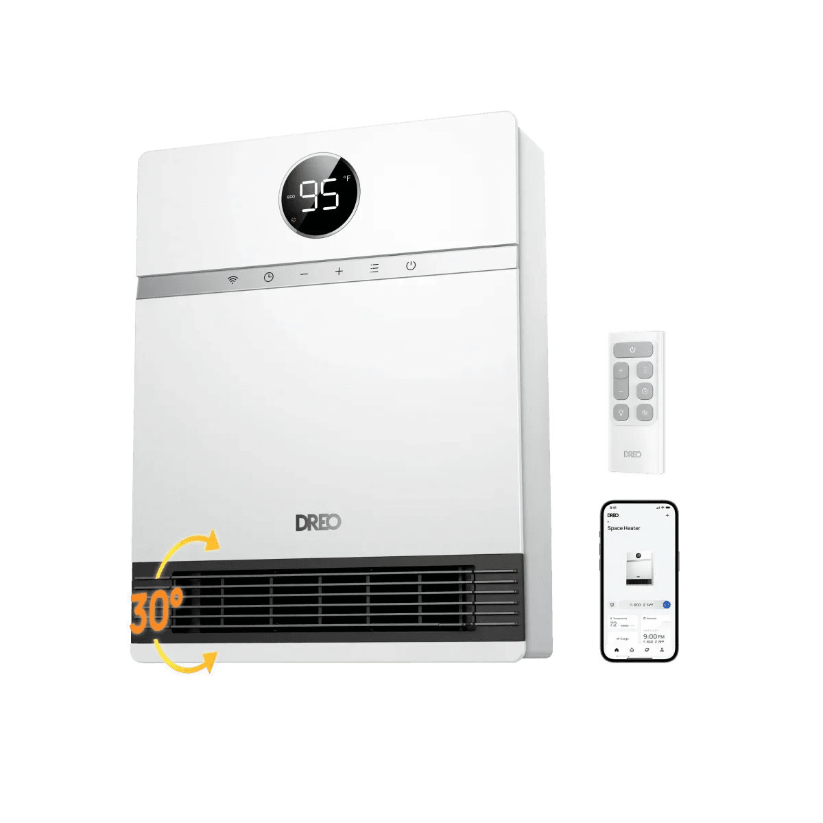 Dreo Smart Wall-mounted Heater 517S