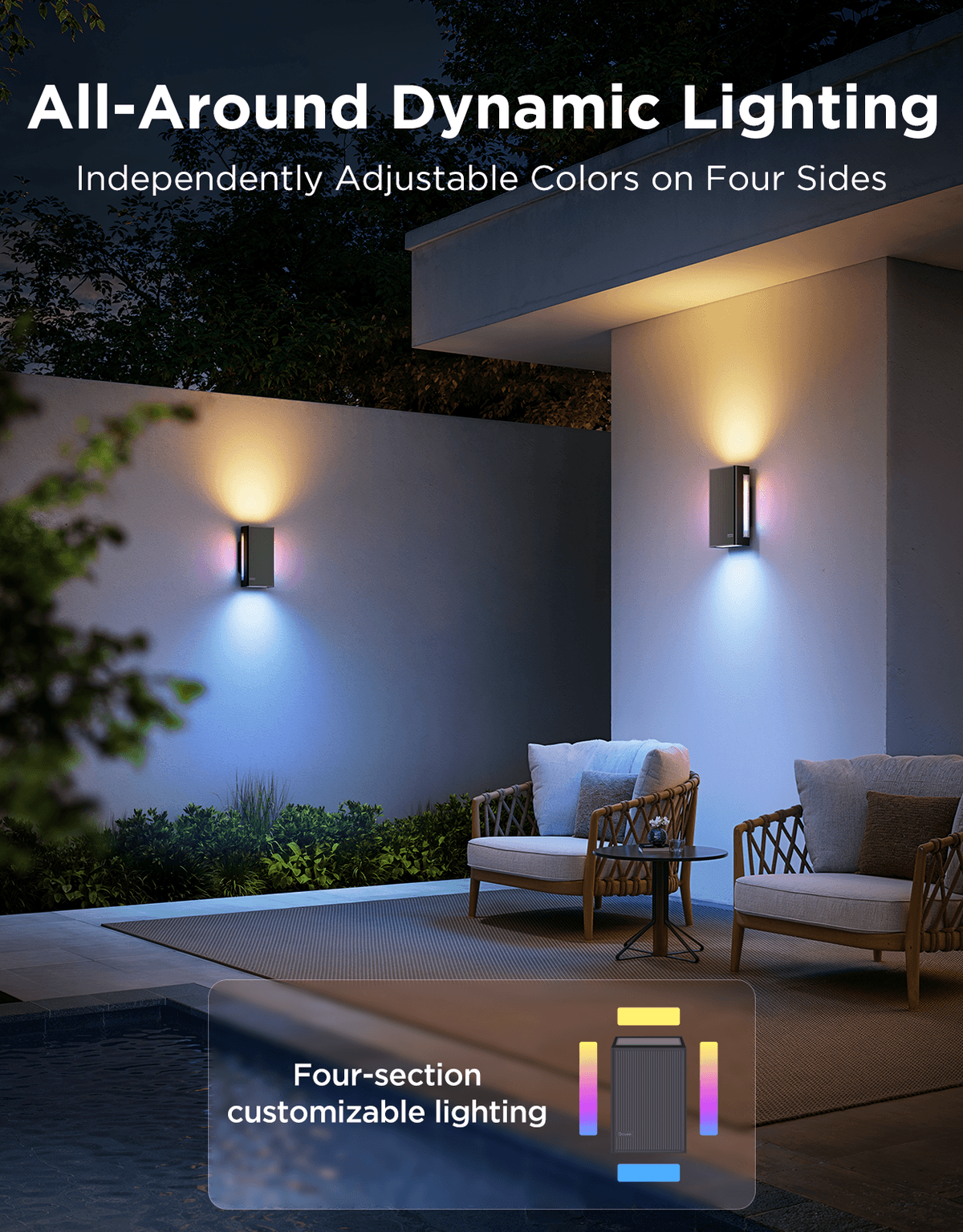 Govee Outdoor UpDown Wall Light