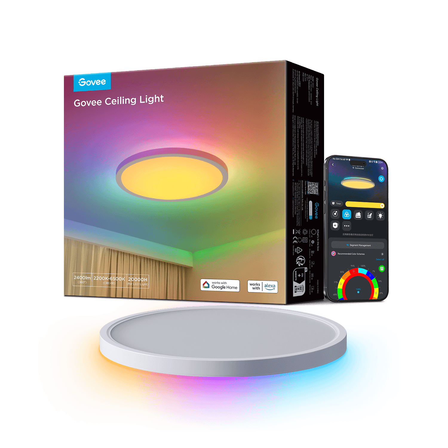 Govee RGBWW RGBIC Smart Ceiling Light