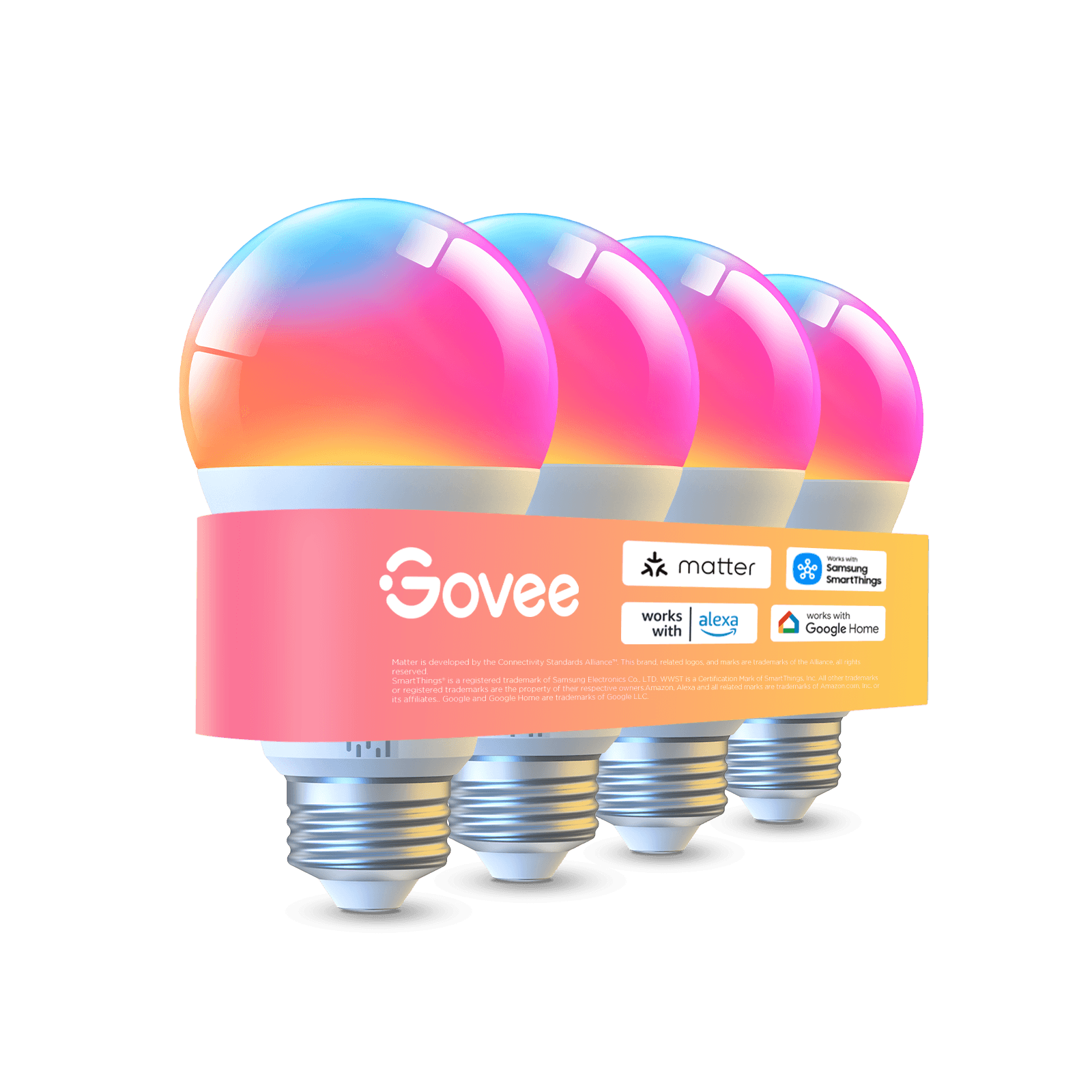 Govee A19 Smart LED Light Bulbs