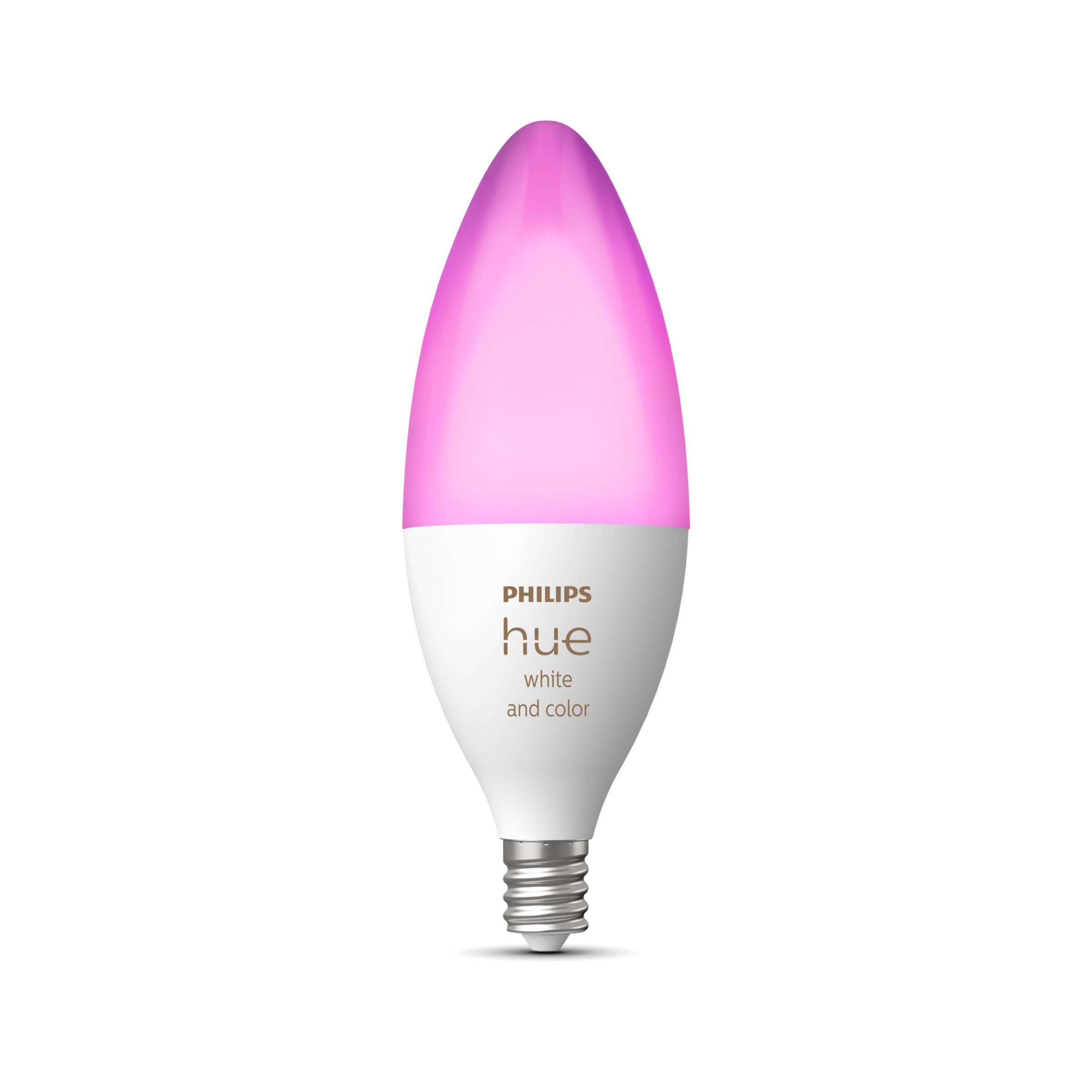 Hue White and Color Ambiance E12