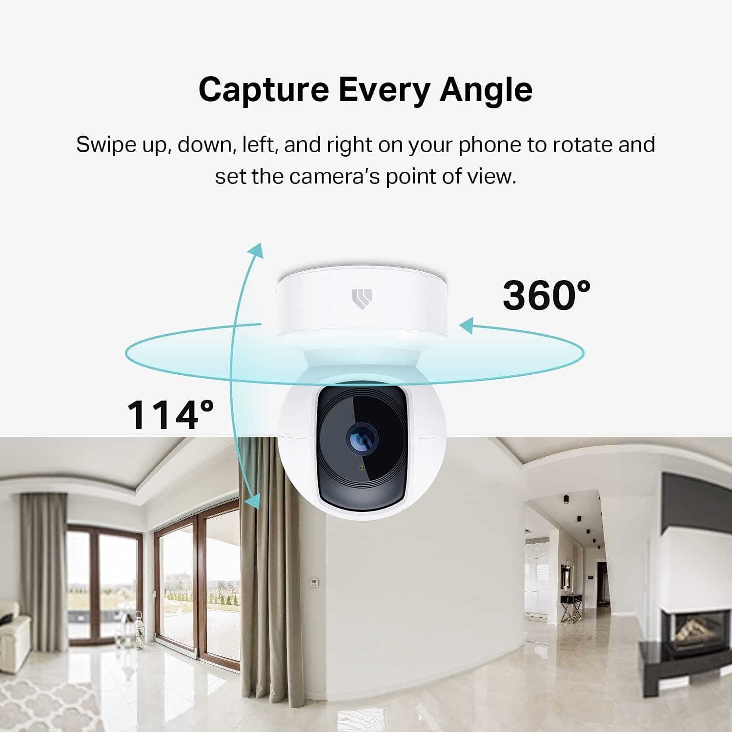 Kasa Smart 2K Pan/Tilt Security Camera KC410S