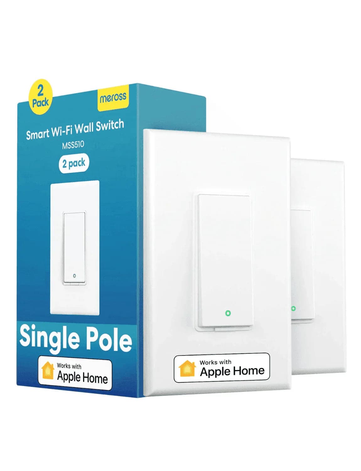 Meross Single Pole Smart Light Switch (MSS510)