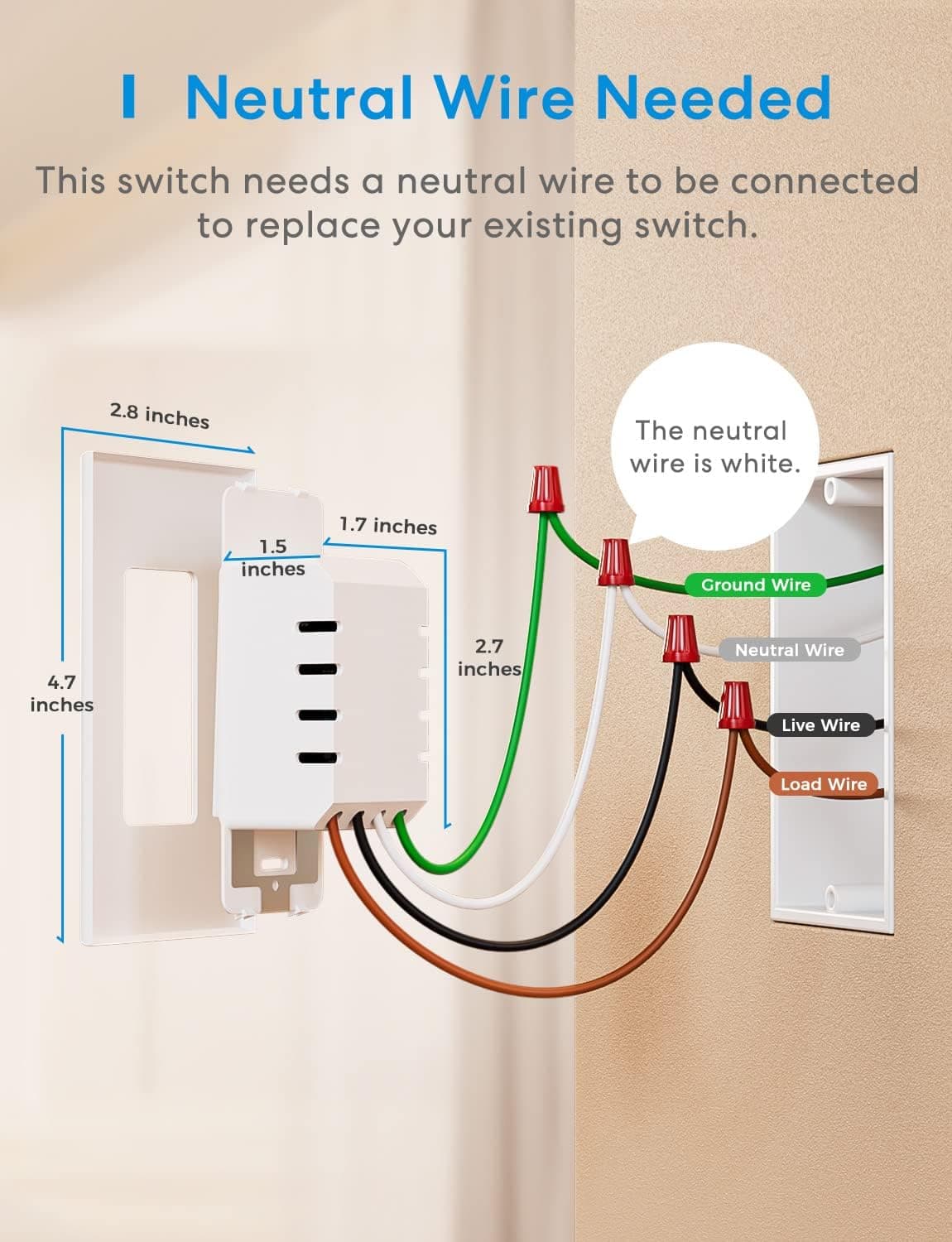 Meross Smart Wi-Fi Wall Switch