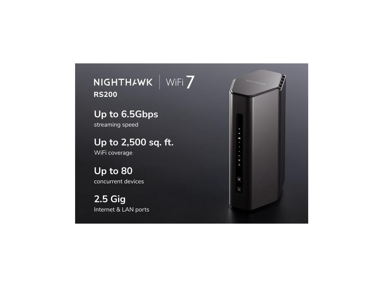 Netgear Nighthawk RS200 WiFi 7 Router