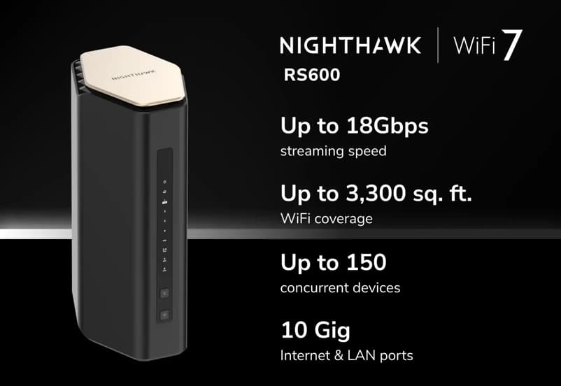 Netgear Nighthawk RS600 WiFi 7 Router