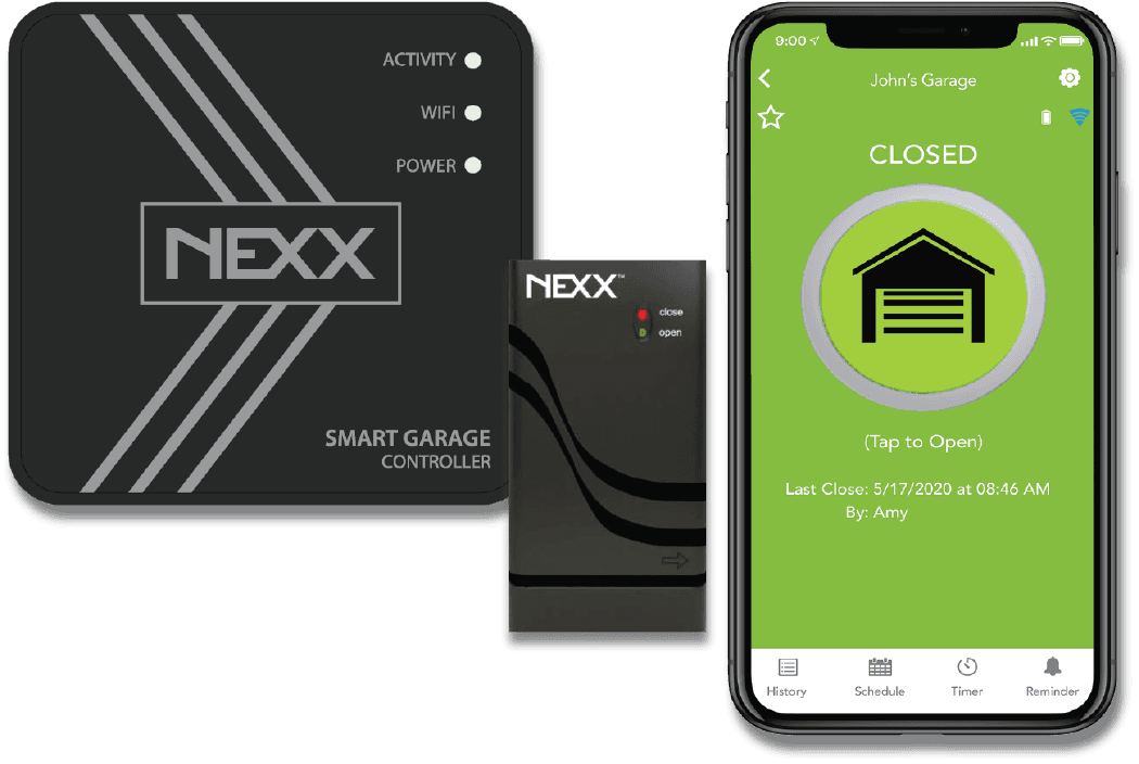 Nexx Smart Wi-Fi Garage Door Controller NXG-300