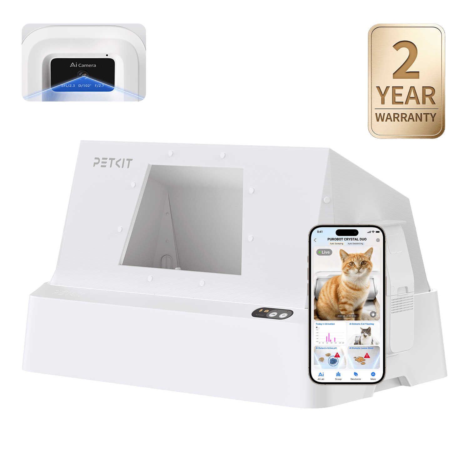 Petkit Purobot Crystal Duo with Hood
