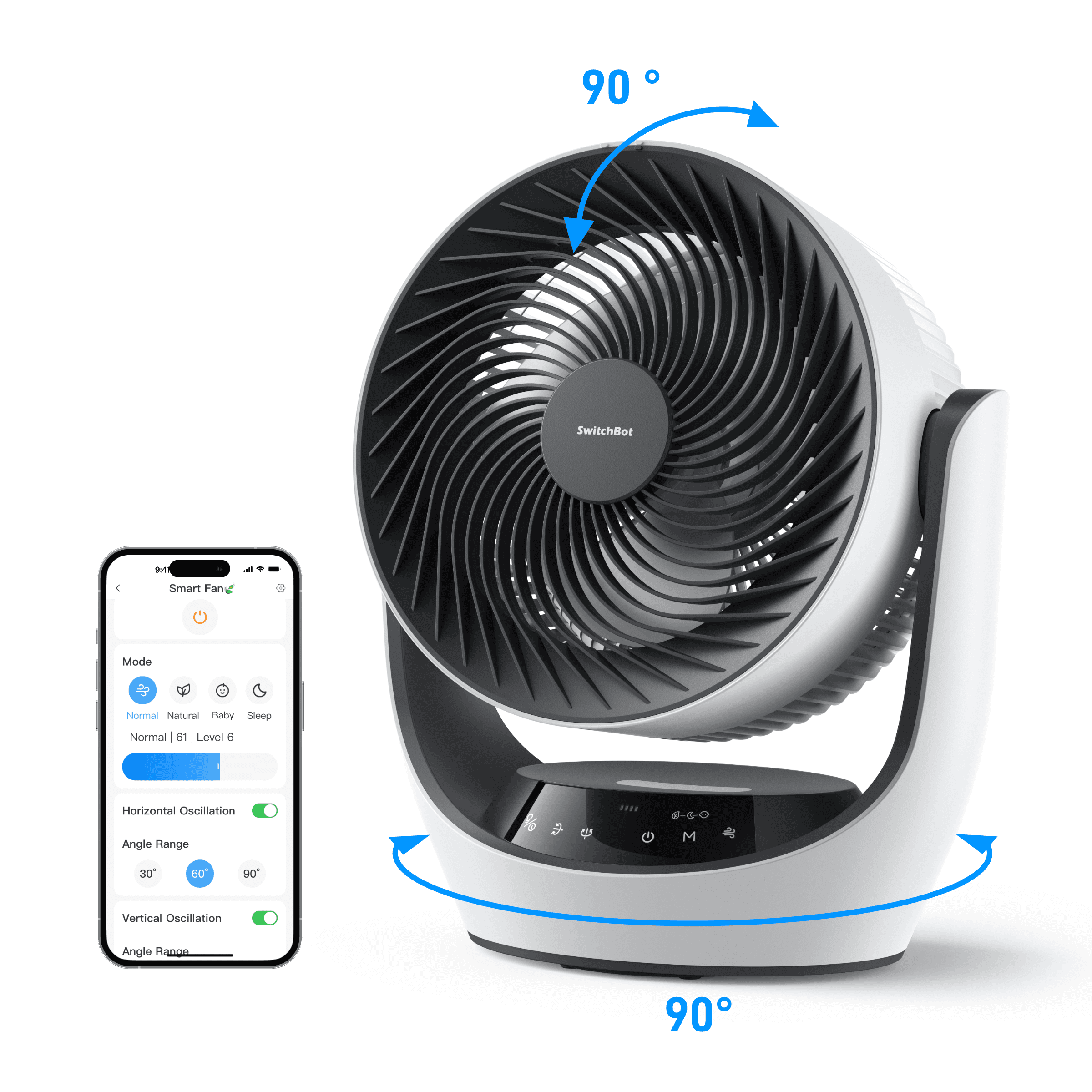 SwitchBot Battery Circulator Fan