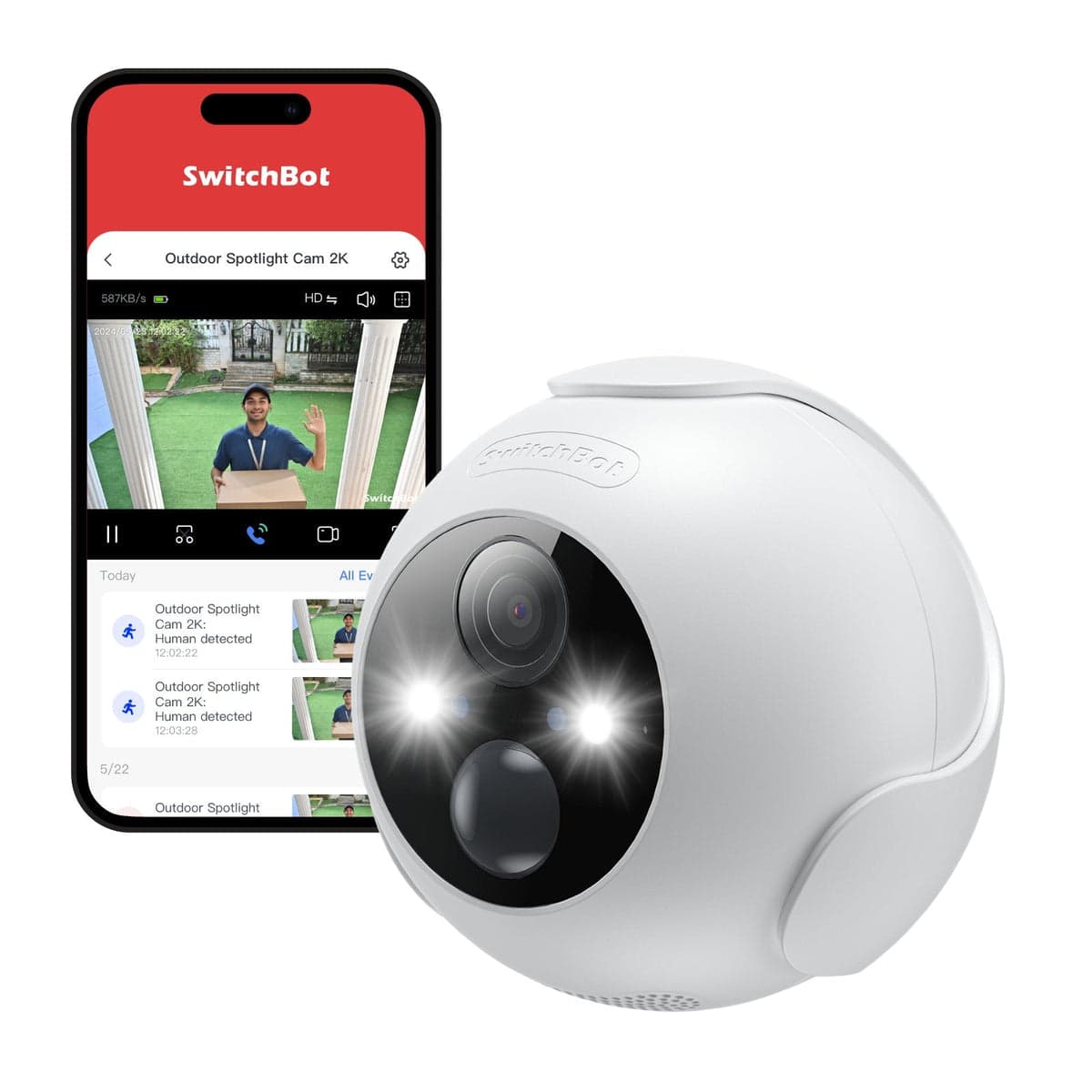 SwitchBot Outdoor Spotlight Cam