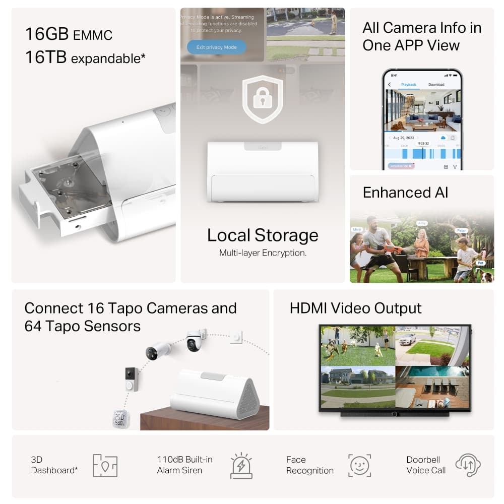 Tapo H500 Smart Hub with Chime