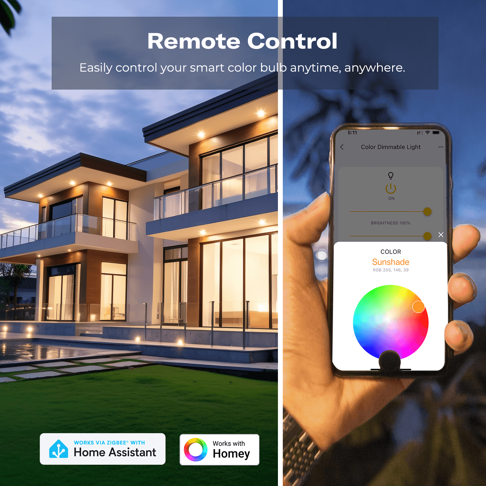 Third Reality Smart Color Bulb ZL1 (A19 RGB)
