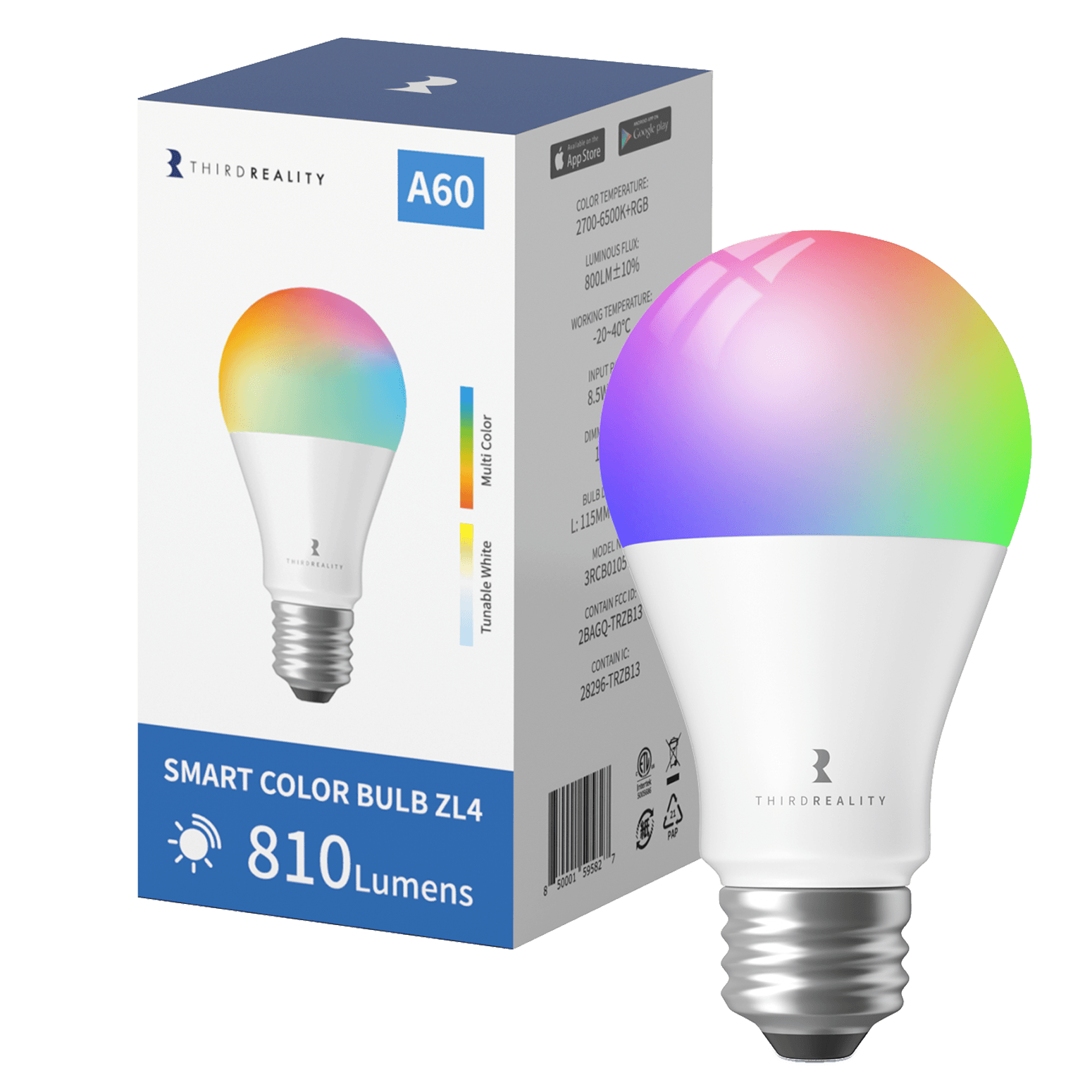 ThirdReality Smart Color Bulb ZL4 A60