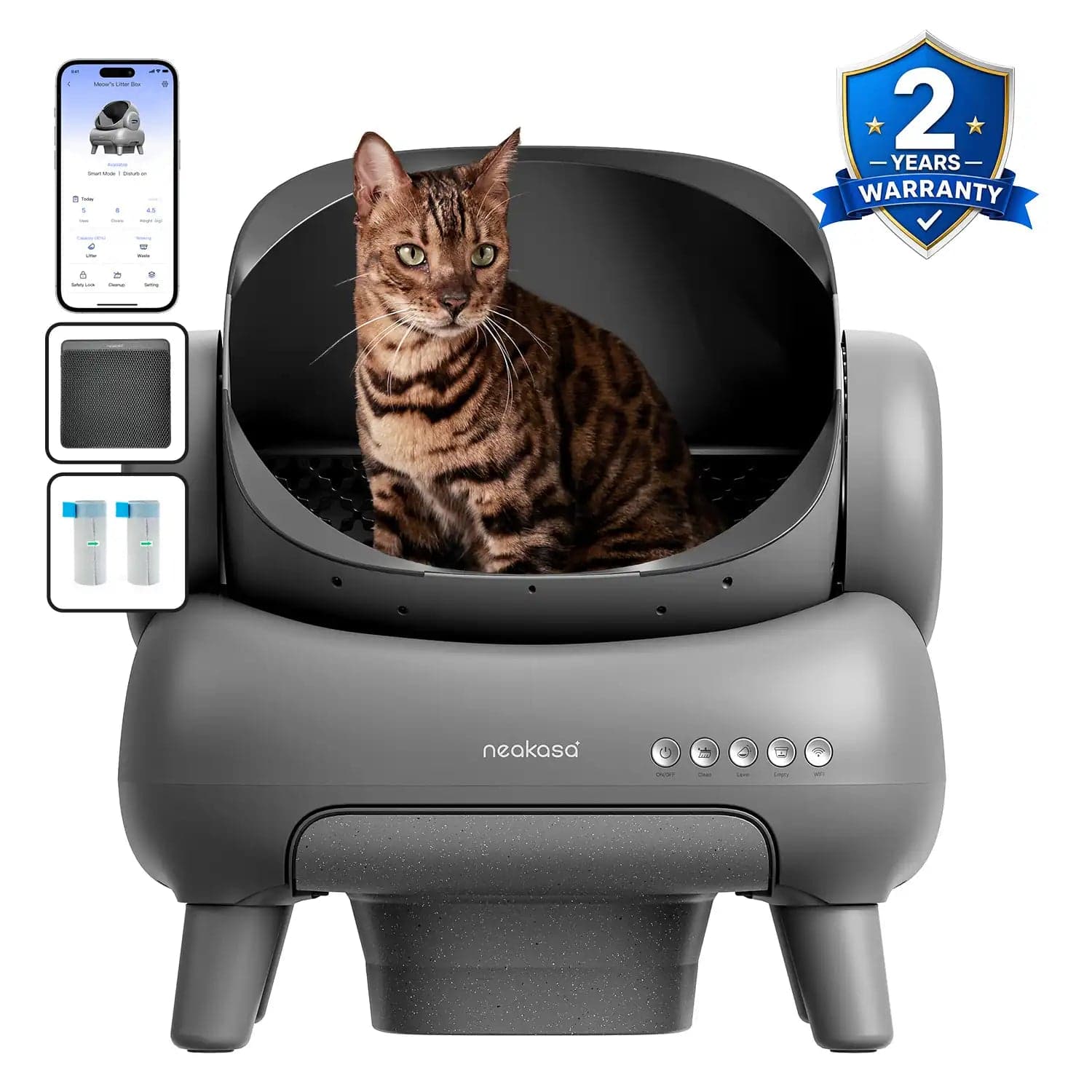 Neakasa M1 Plus Open Top Self-Cleaning Cat Litter Box