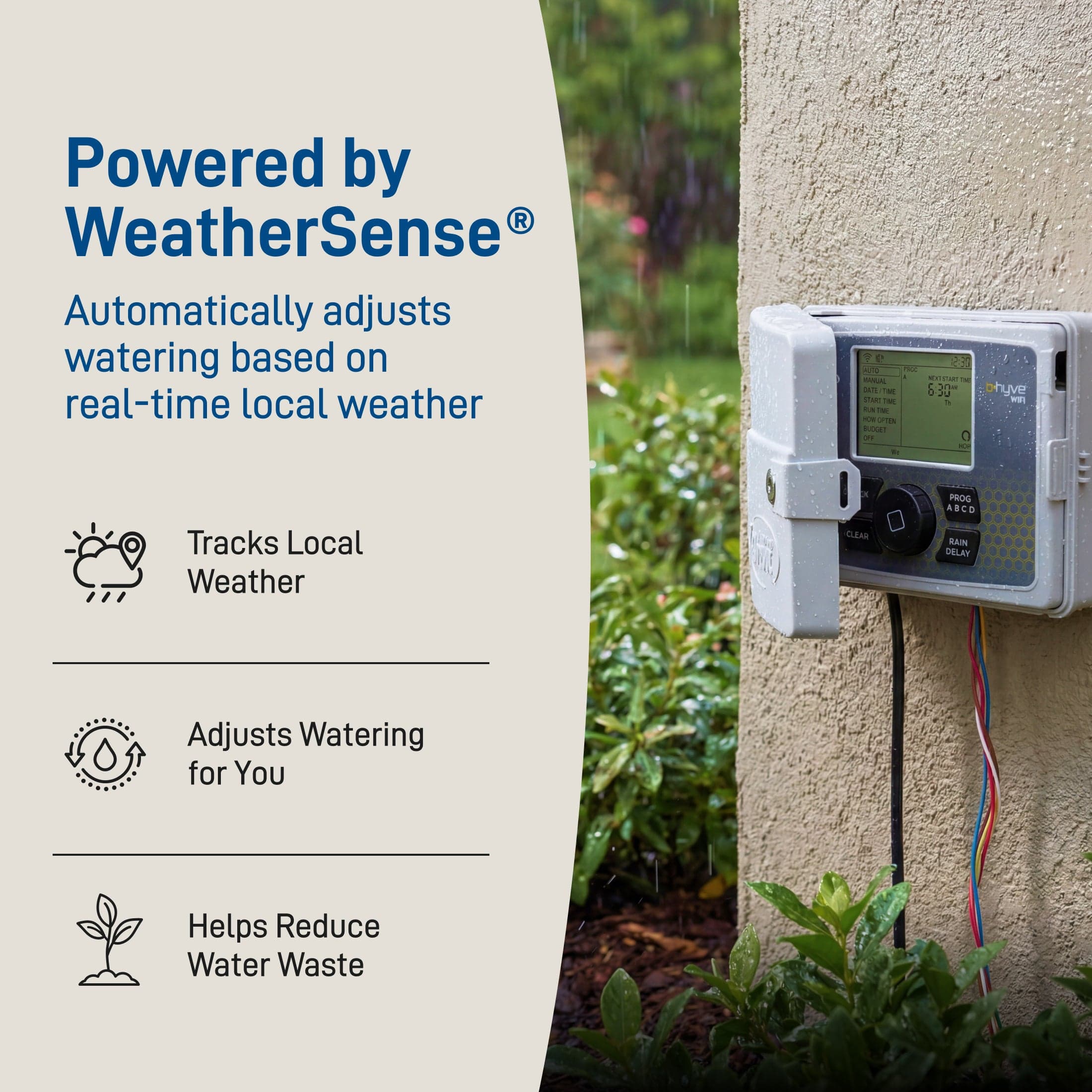Orbit B-hyve Smart 6-Zone Indoor/Outdoor Sprinkler Controller Wi-Fi & Bluetooth |