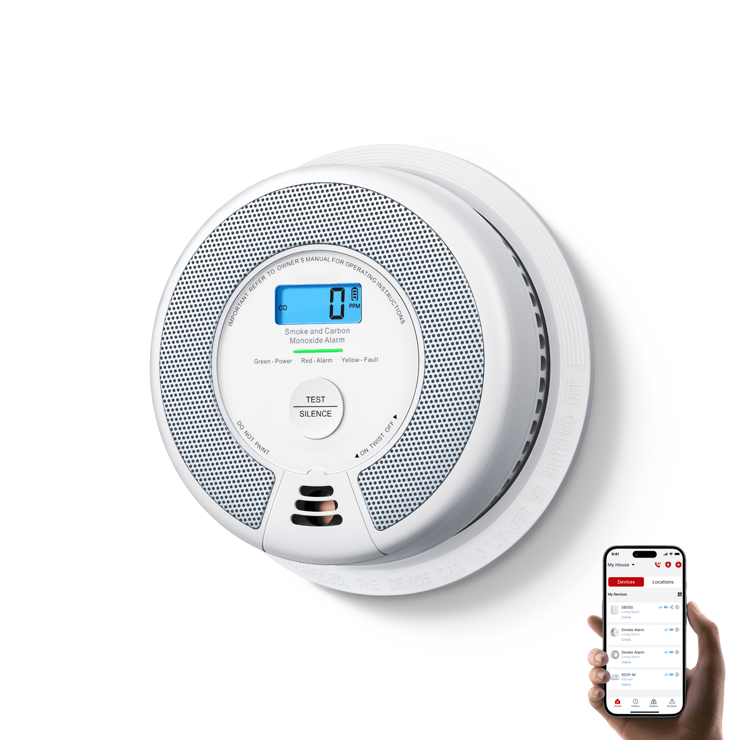 X-Sense SC07-WX Smart Smoke and CO Alarm