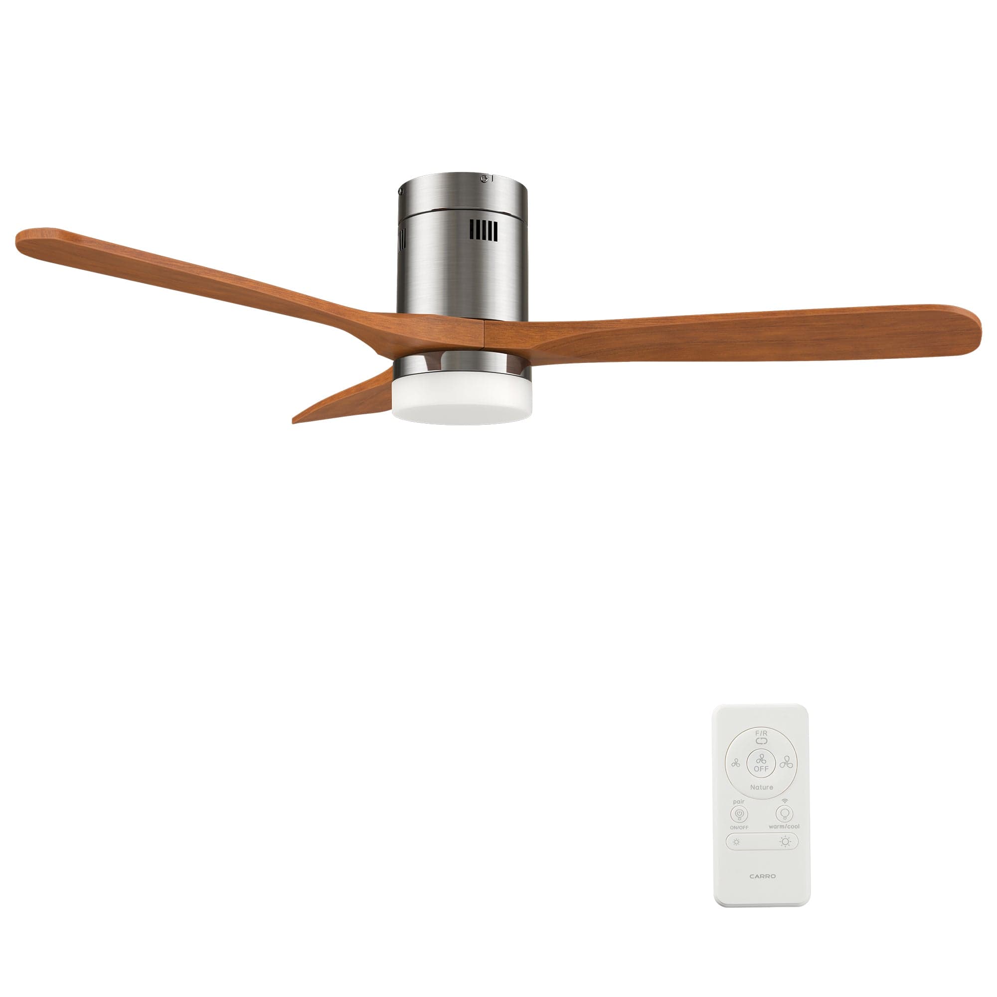 Carro Labelle 52 inch 3-Blade Flush Mount Smart Ceiling Fan