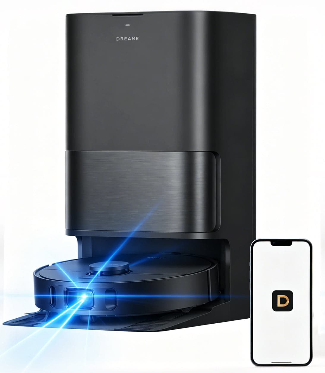 DREAME Govac 405 Robot Vacuum and Mop Black