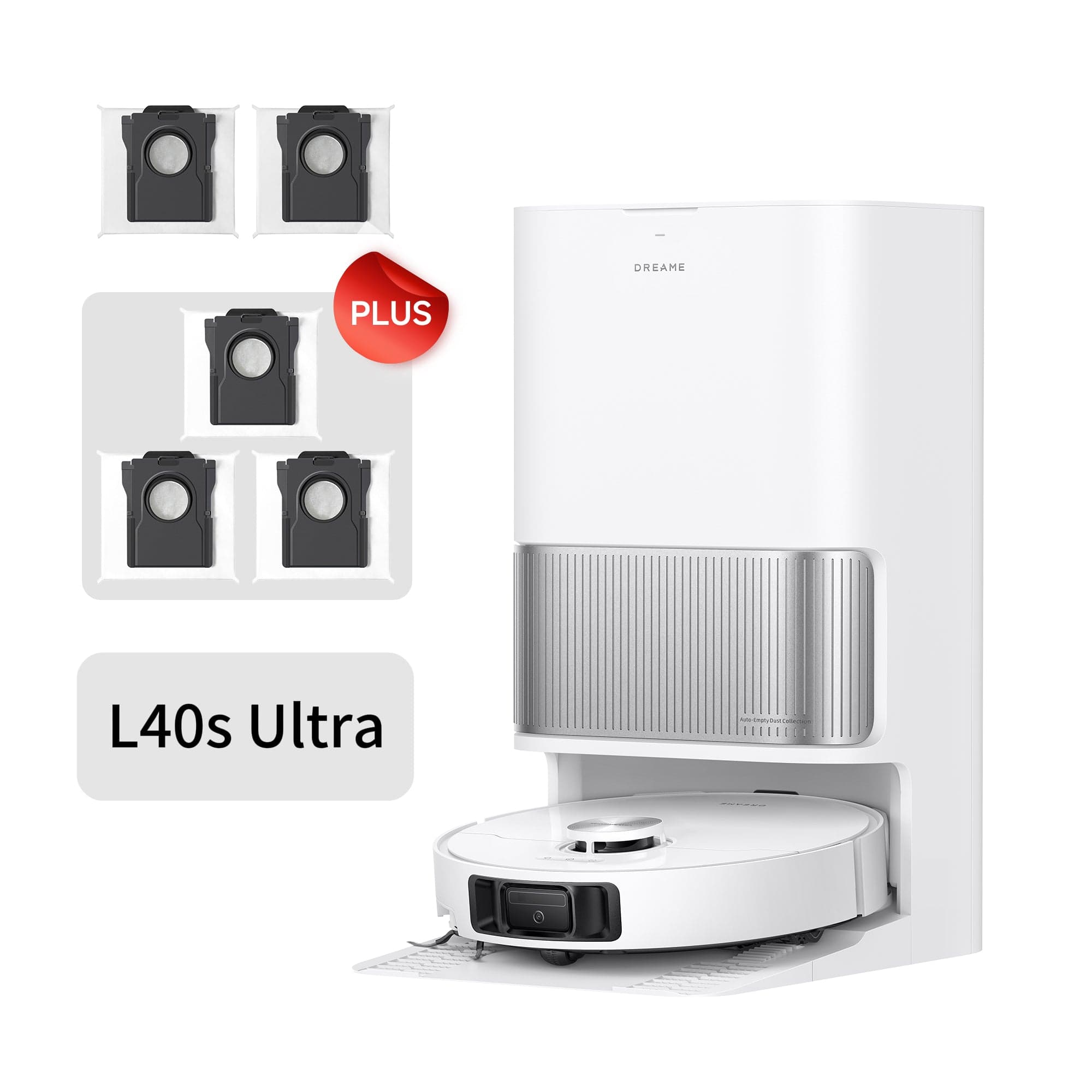 DREAME L40s Ultra Robot Vacuum and Mop White