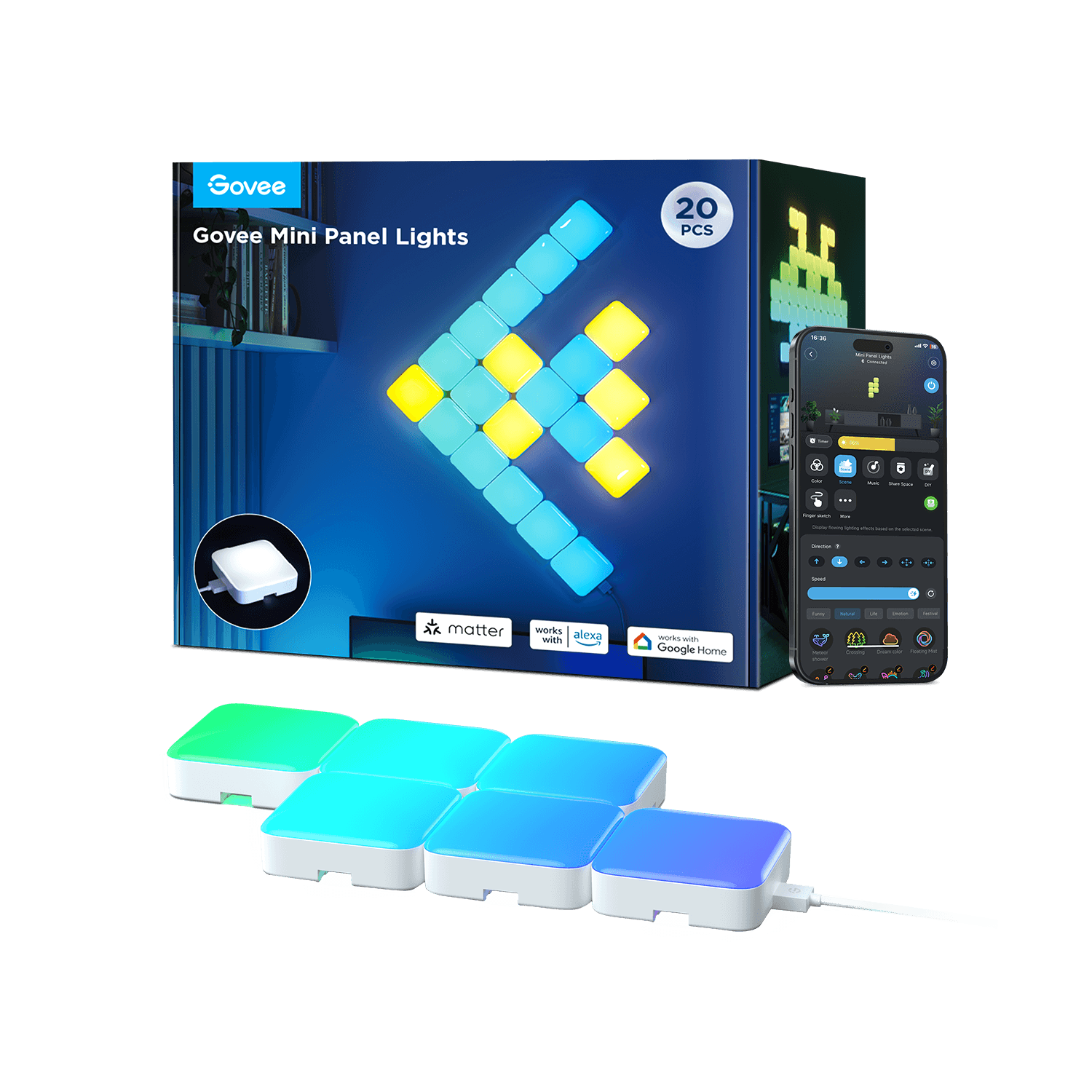 Govee Smart Wall LED Mini Panel Lights