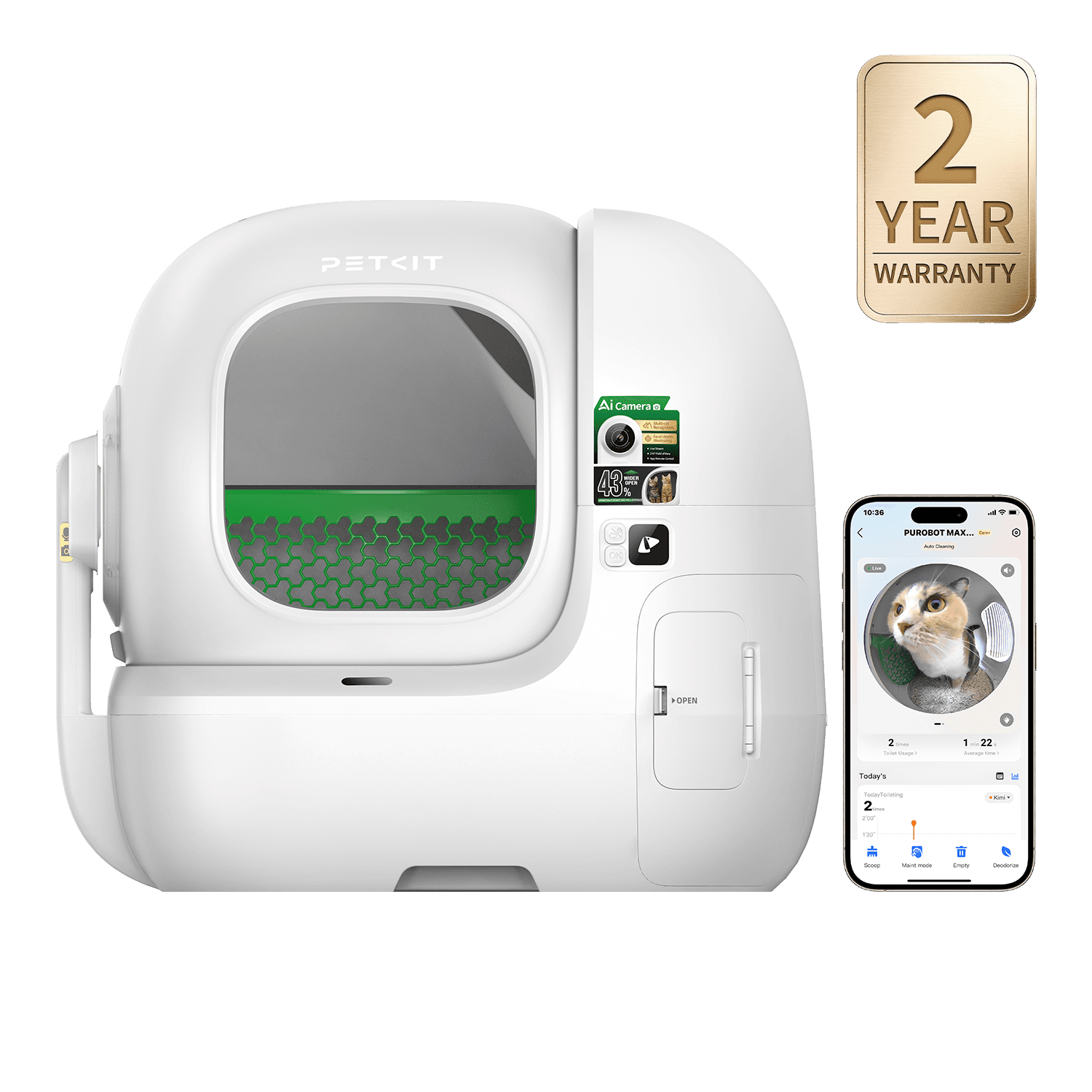 Petkit Purobot Max Pro 2 Automatic Cat Litter Box