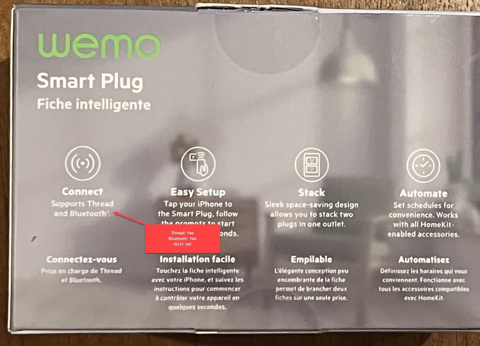 Wemo Smart Plug with Thread